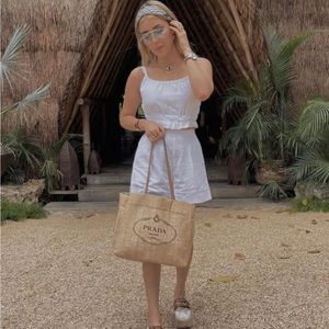 New Tote Prada raffia